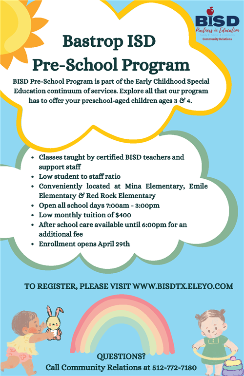 Pre-School Flyer